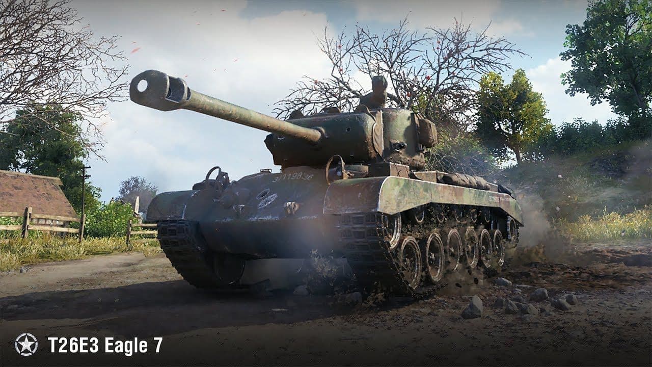 Купить Премиум Танк T26E3 Eagle 7 для Мир Танков